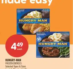 Shoppers Drug Mart HUNGRY-MAN FROZEN ENTREES offer