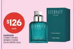 Shoppers Drug Mart CALVIN KLEIN ETERNITY FOR MEN AROMATIC ESSENCE EAU DE PARFUM 100mL offer