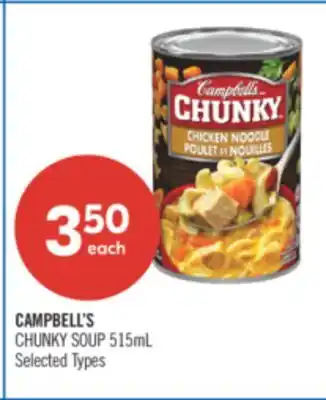 Shoppers Drug Mart CAMPBELL'S CHUNKY SOUP offer