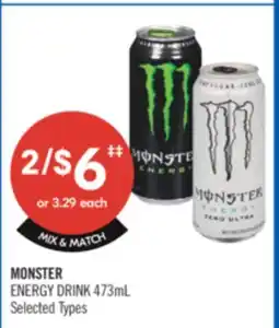 Shoppers Drug Mart MONSTER ENERGY DRINK offer