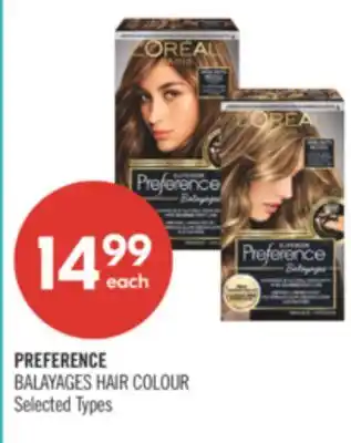 Shoppers Drug Mart PREFERENCE BALAYAGES HAIR COLOUR offer
