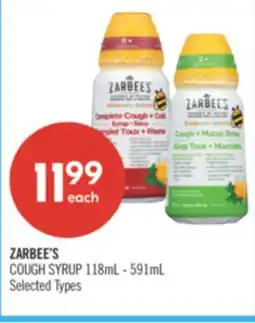 Shoppers Drug Mart ZARBEE'S COUGH SYRUP offer