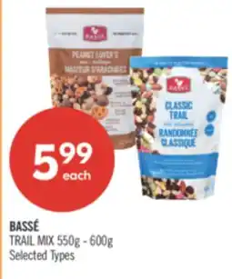 Shoppers Drug Mart BASSÉ TRAIL MIX offer
