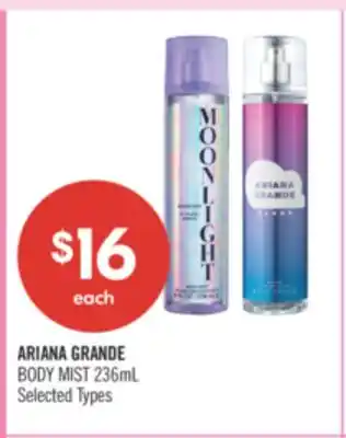 Shoppers Drug Mart ARIANA GRANDE BODY MIST 236mL offer