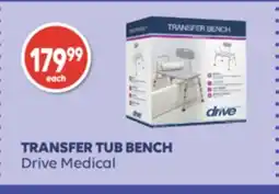 Wellwise by Shoppers Drive Medical TRANSFER TUB BENCH offer