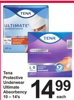 Pharmasave Tena Protective Underwear Ultimate Absorbency offer