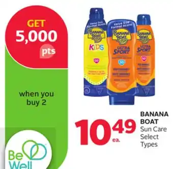 Rexall BANANA BOAT Sun Care offer