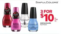 Rexall SINFULCOLORS Nail Polish offer