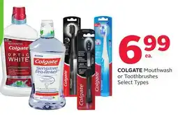 Rexall COLGATE Mouthwash or Toothbrushes offer