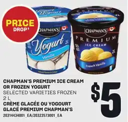 Independent City Market CRÈME GLACÉE OU YOGOURT GLACÉ PREMIUM CHAPMAN'S, 2 L offer