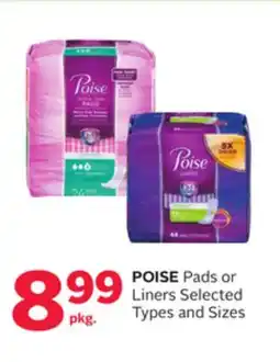 Rexall POISE Pads or Liners offer