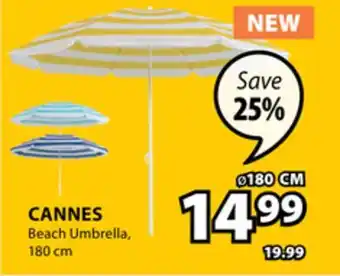 JYSK Cannes Beach Umbrella offer