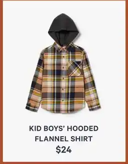 Joe Fresh KID BOYS' HOODED FLANNEL SHIRT offer
