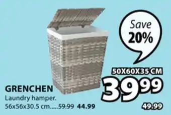 JYSK Grenchen Laundry Hamper offer