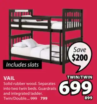 JYSK Vail Bunk Bed offer