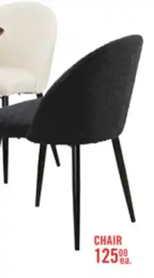 The Brick Bali Dining Chair with Boucle Fabric, Metal - Taupe offer