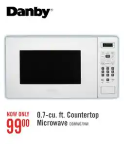 The Brick Danby 0.7 Cu. Ft. Countertop Microwave with Auto Defrost - White - DBMW0721BWW offer