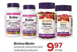 Accès pharma webber naturals Biotin offer