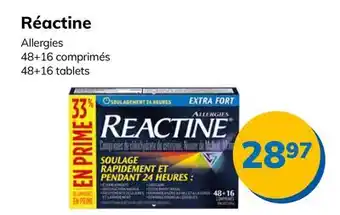 Accès pharma Reactine Allergies offer