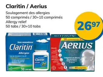 Accès pharma Claritin / Aerius Allergy relief offer
