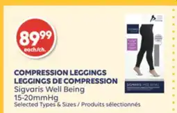 Wellwise by Shoppers Leggings de compression Sigvaris Well Being 15-20mmHg offer