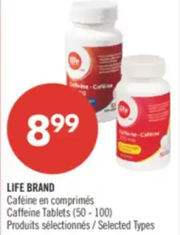 Pharmaprix LIFE BRAND Caffeine Tablets offer