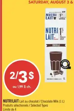 Pharmaprix NUTRILAIT Chocolate Milk offer