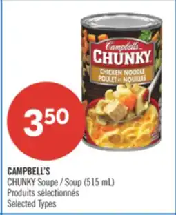 Pharmaprix CAMPBELL'S CHUNKY Soup offer