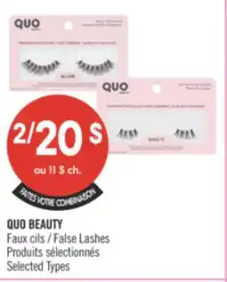 Pharmaprix QUO BEAUTY False Lashes offer