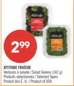 Pharmaprix ATTITUDE FRAÎCHE Salad Greens offer