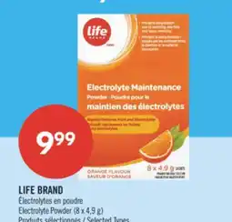 Pharmaprix LIFE BRAND Electrolyte Powder offer