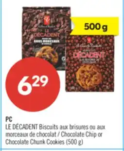 Pharmaprix PC Chocolate Chip or Chocolate Chunk Cookies offer
