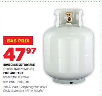 BMR BONBONNE DE PROPANE offer