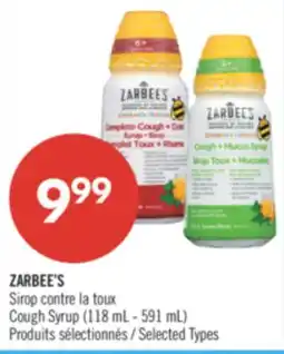Pharmaprix ZARBEE'S Cough Syrup offer