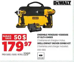 BMR ENSEMBLE PERCEUSE-VISSEUSE ET CLÉ À CHOCS offer