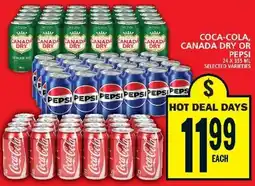 Food Basics COCA-COLA, CANADA DRY OR PEPSI offer