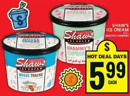 Food Basics SHAW'S ICE CREAM offer