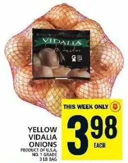 Food Basics YELLOW VIDALIA ONIONS offer