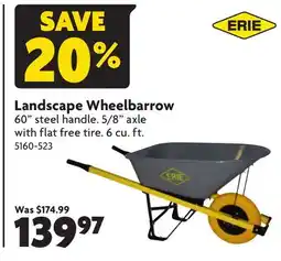 Home Hardware Landscape Wheelbarrow offer