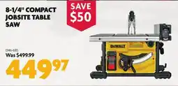 Home Hardware 8-1/4 COMPACT JOBSITE TABLE SAW offer