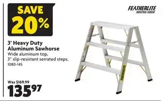 Home Hardware 3' Heavy Duty Aluminum Sawhorse offer