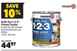 Home Hardware Bulls Eye 1-2-3 Primer Sealer offer