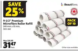 Home Hardware 9-1/2 Premium Microfibre Roller Refill offer