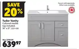 Home Hardware Tudor Vanity offer