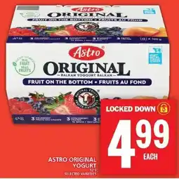 Food Basics ASTRO ORIGINAL YOGURT offer