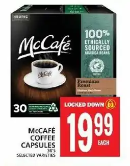 Food Basics McCAFÉ COFFEE CAPSULES offer