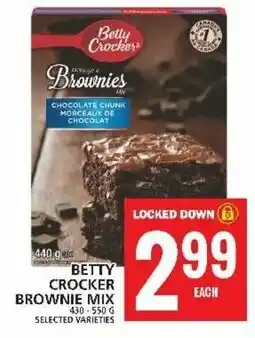 Food Basics BETTY CROCKER BROWNIE MIX offer