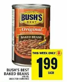 Food Basics BUSH'S BEST BAKED BEANS offer