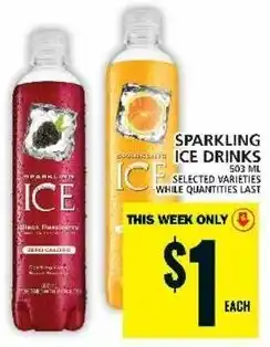 Food Basics SPARKLING ICE DRINKS offer