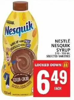 Food Basics NESTLÉ NESQUIK SYRUp offer